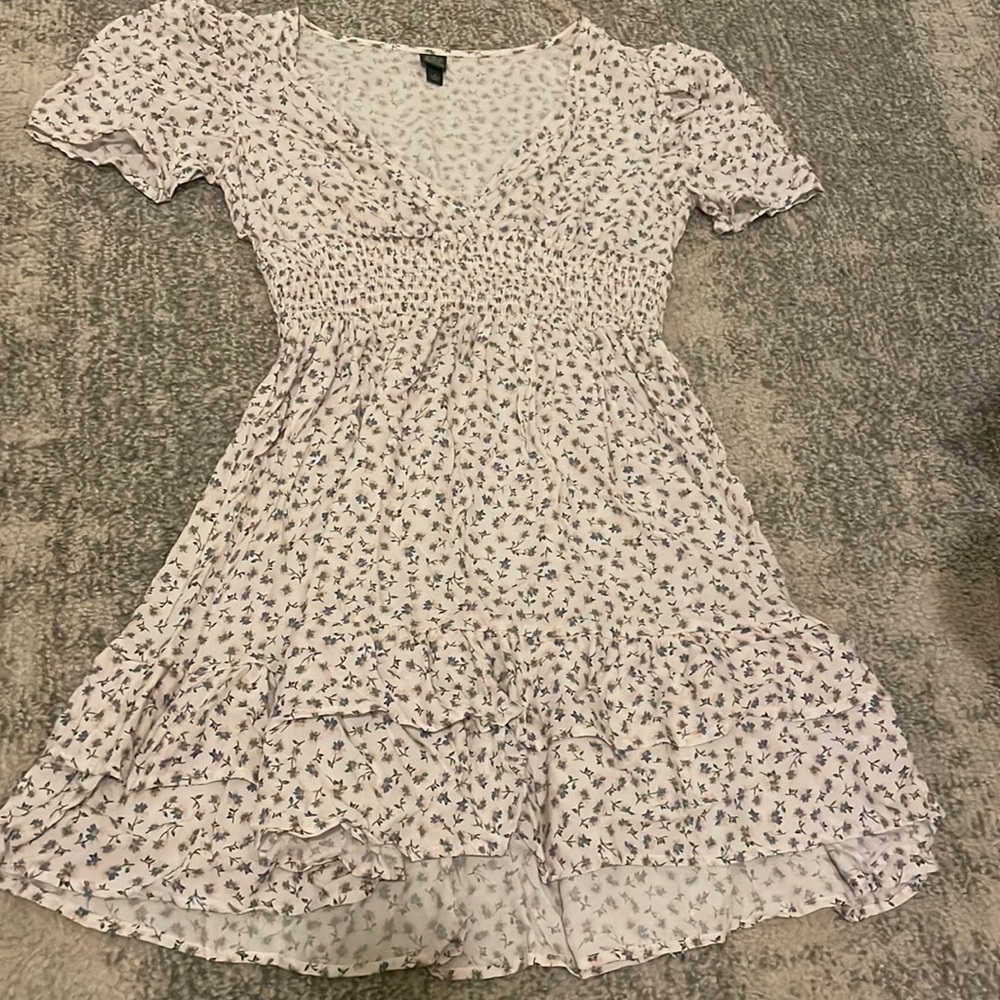 Adorable white summer dress